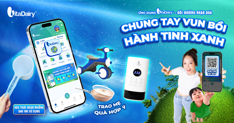 Hành trình Vun bồi Hành tinh xanh của VitaDairy