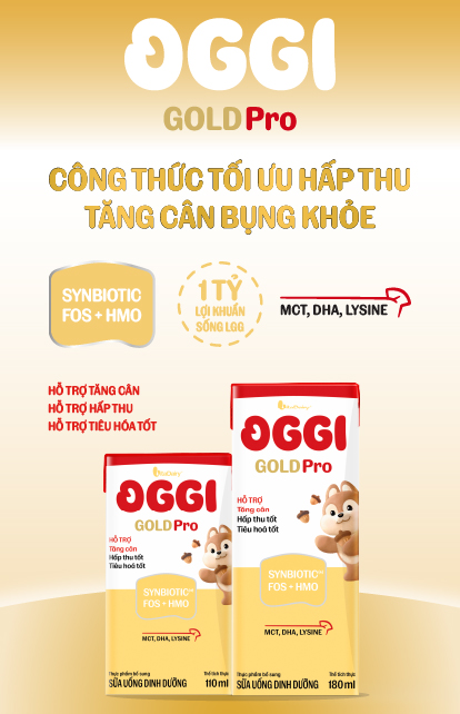 Sữa uống dinh dưỡng Oggi Gold PRO