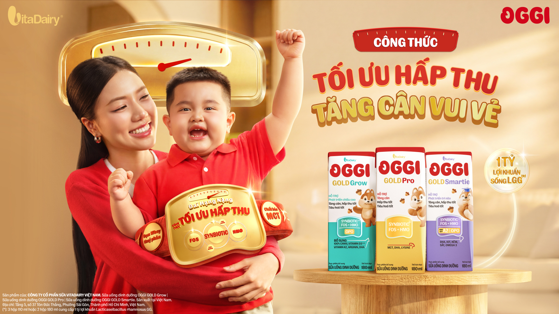 TRỌN BỘ SẢN PHẨM OGGI MỚI VỚI GIẢI PHÁP TỐI ƯU HẤP THU - HỖ TRỢ TĂNG CÂN CHO TRẺ