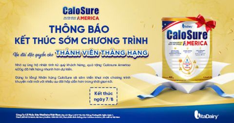 THÔNG BÁO KẾT THÚC SỚM CHƯƠNG TRÌNH 