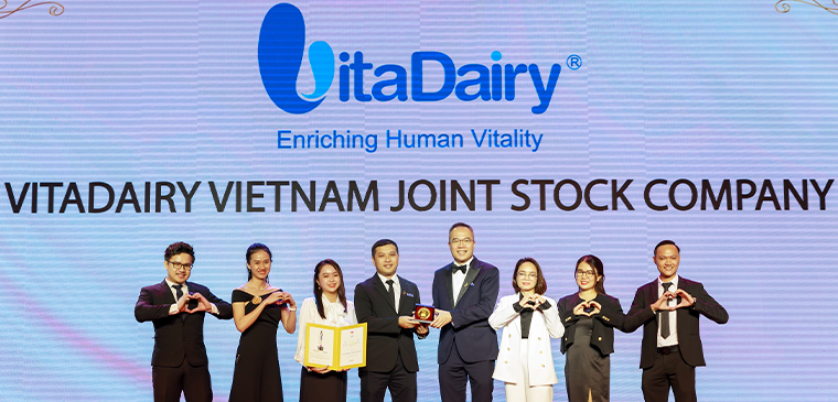 Sau thương vụ triệu đô, VitaDairy tiếp tục giành “cú đúp” giải thưởng tại HR Asia Award 2023 