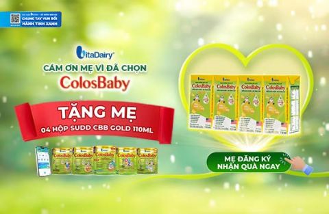 VITADAIRY “CẢM ƠN MẸ VÌ ĐÃ CHỌN COLOSBABY” 