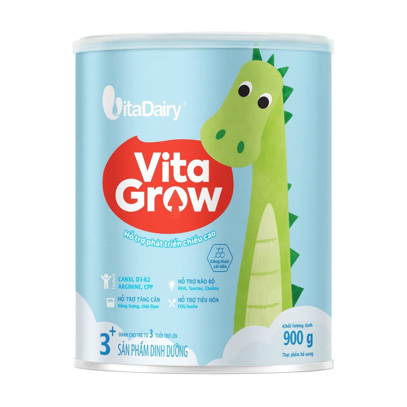 VitaGrow 3+ giúp bé phát triển chiều cao vượt trội