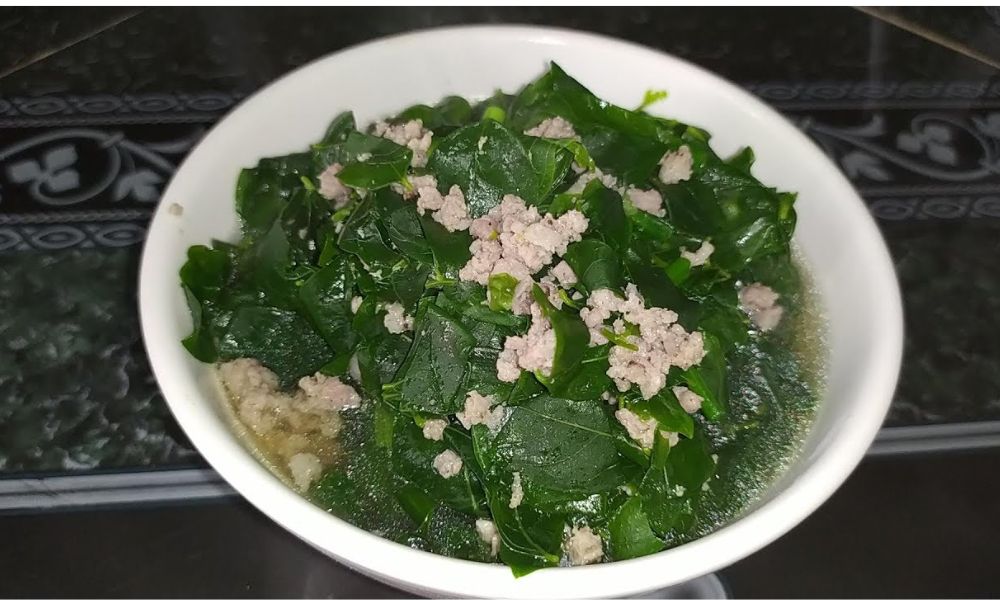 Canh rau ngót thịt bò