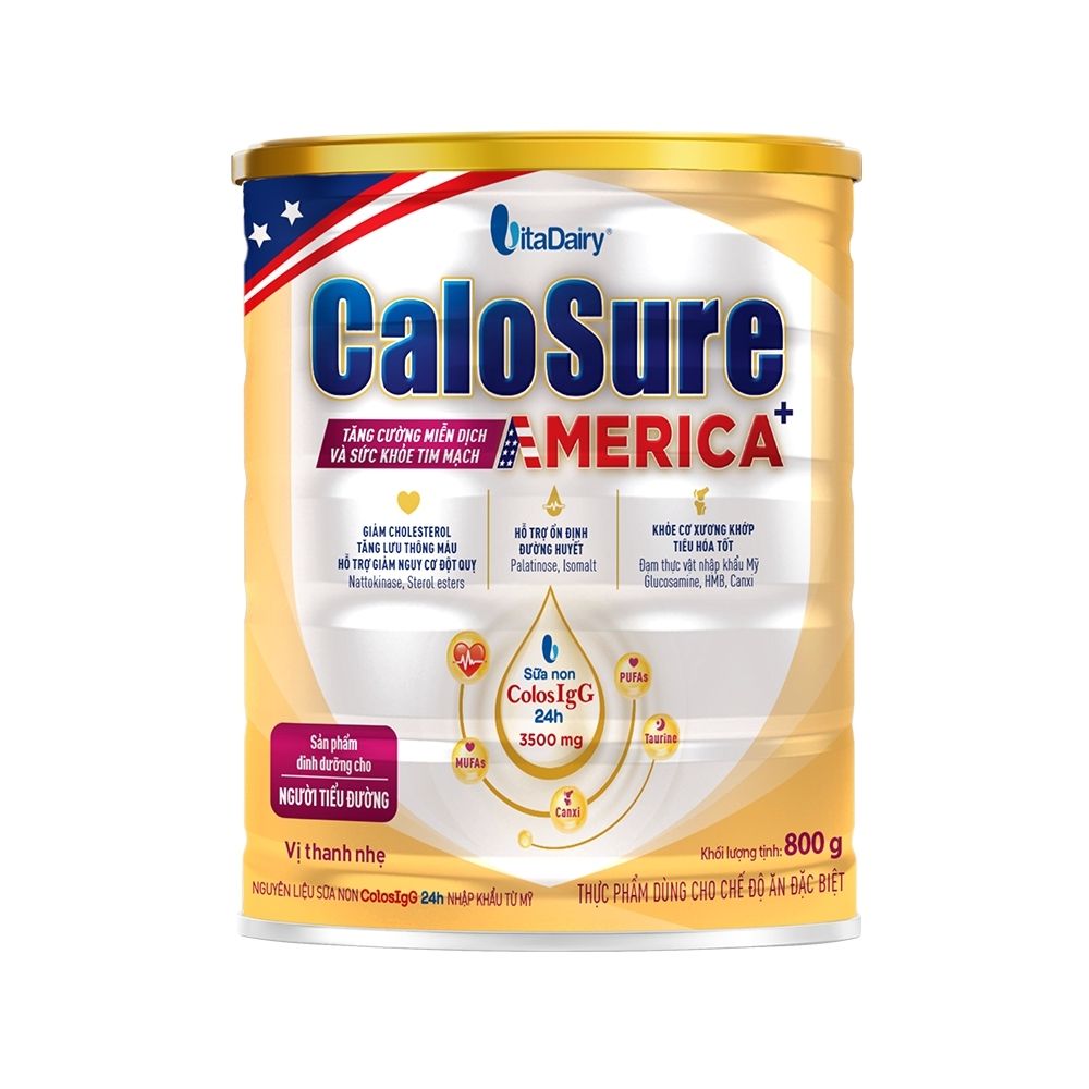 CaloSure America+ hỗ trợ sức khỏe đường huyết, xương khớp, miễn dịch, tim mạch,...