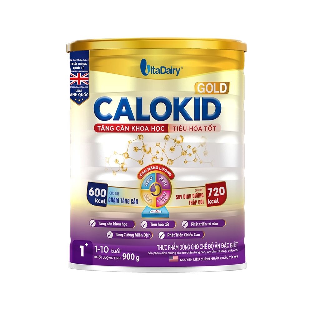 Calokid Gold hỗ trợ bé tăng cân khoa học