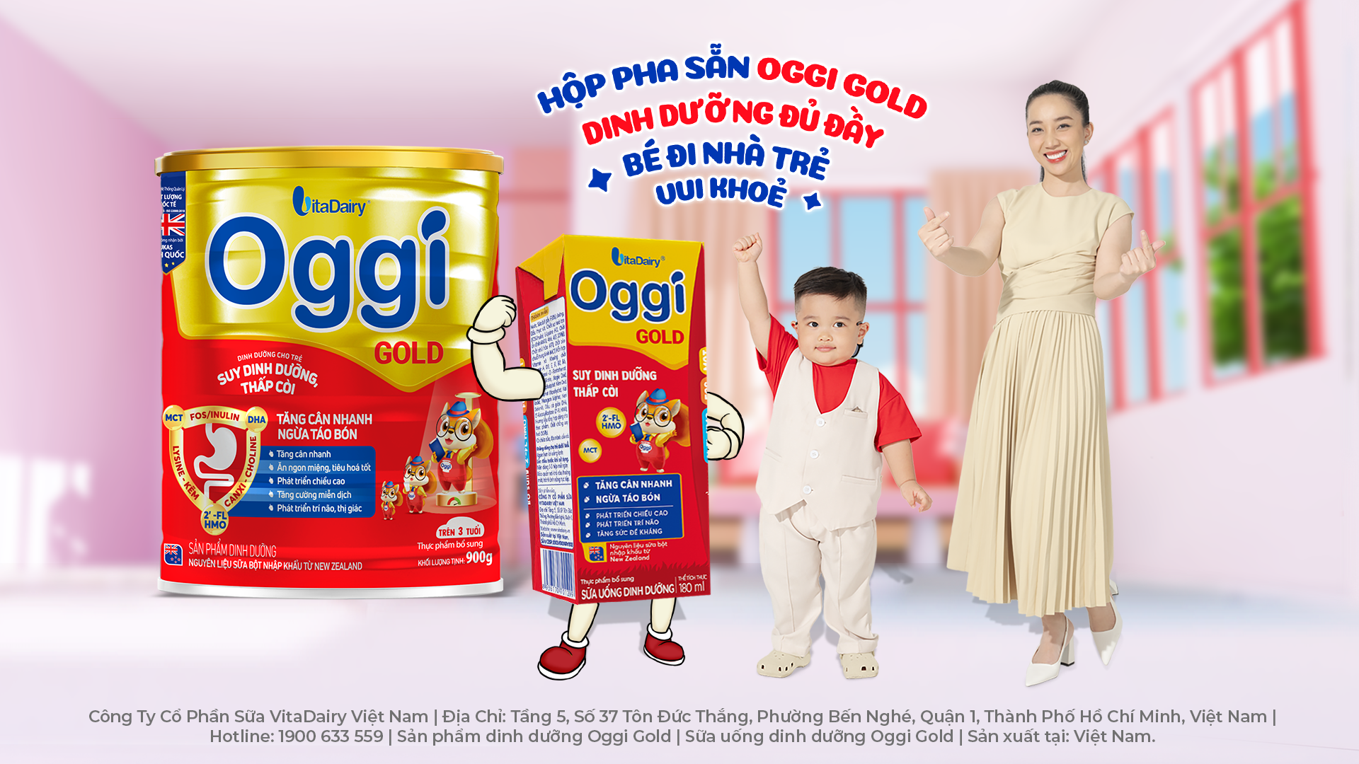 Ku Phin “mê tít” Sữa uống dinh dưỡng Oggi Gold, đi nhà trẻ vui khỏe! 